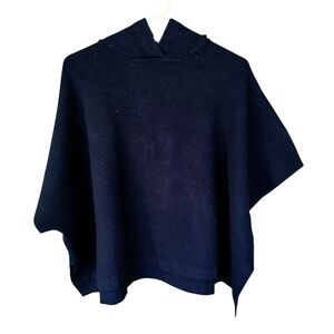 Zara Knit Collection Kids Dark Blue Sweater Poncho